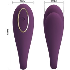 PRETTY LOVE - AUGUST REMOTE GLOBAL DOUBLE PLEASURE APP VIBRATOR
