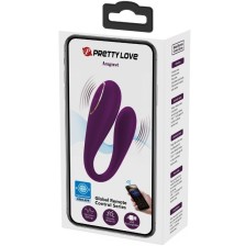 PRETTY LOVE - AUGUST REMOTE GLOBAL DOUBLE PLEASURE APP VIBRATOR