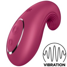 SATISFYER - DIPPING DELIGHT AUFLEGVIBRATOR ROT