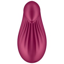 SATISFYER - VIBRADOR LAY-ON DIPPING DELIGHT VERMELHO