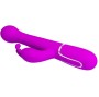 PRETTY LOVE - VIBRATORE DEJON RABBIT 3 IN 1 VIOLA MULTIFUNZIONE