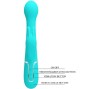 PRETTY LOVE - VIBRATEUR DEJON RABBIT 3 EN 1 MULTIFONCTION VERT AQUA
