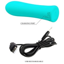 PRETTY LOVE - VIBRATEUR SUPER PUISSANT ALFREDA VERT AQUA
