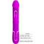 PRETTY LOVE - DEJON RABBIT VIBRATOR 3 IN 1 MULTIFUNKTIONS FUCSIA