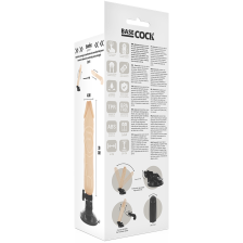 BASECOCK - VIBRADOR DE CONTROLE REMOTO NATURAL REALISTA 20 CM -O- 4 CM