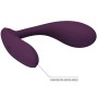 PRETTY LOVE - BAIRD G-SPOT 12 VIBRAÇÕES RECARREGÁVEL LILA APP