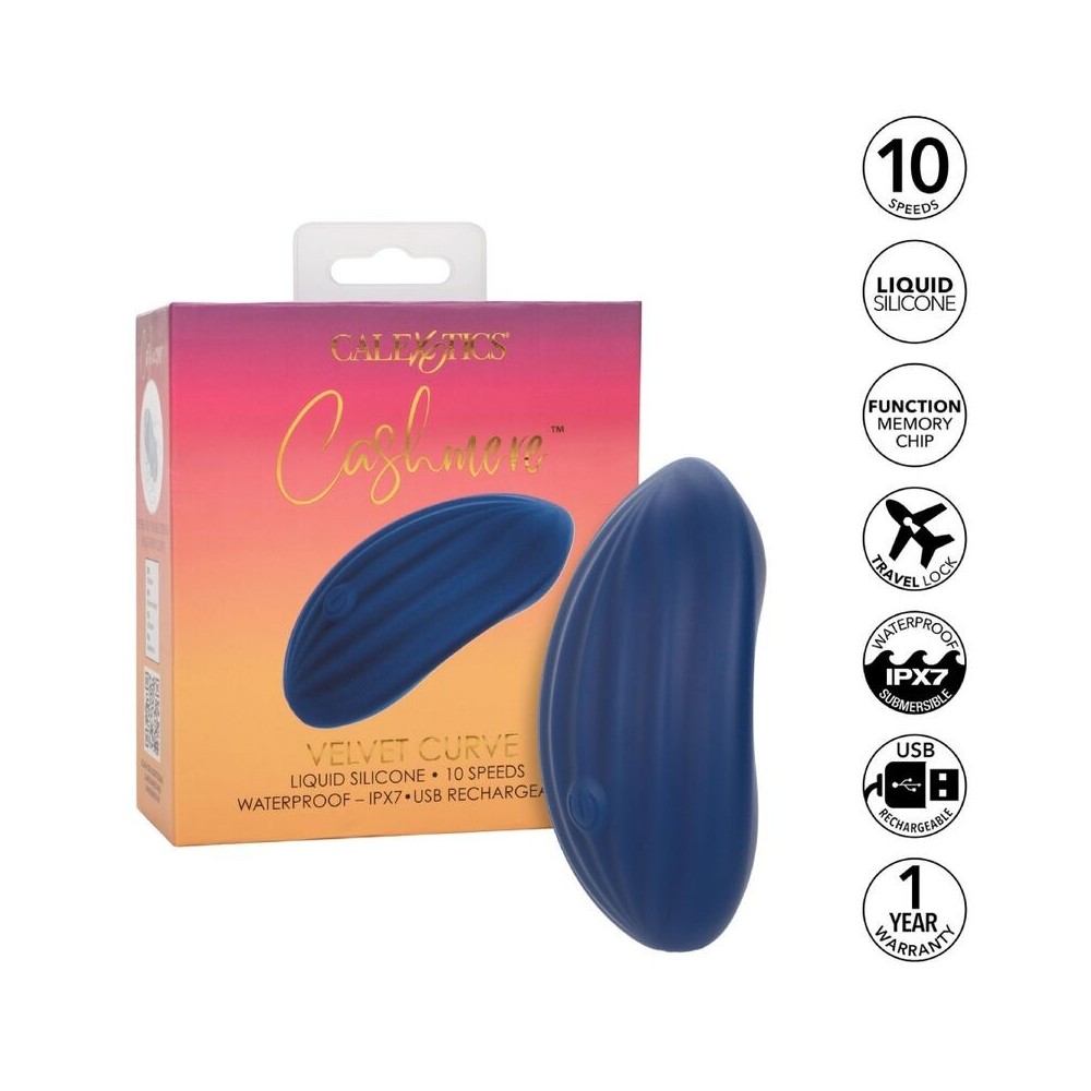 CALEXOTICS - CASHMERE VELOURS CURVE BLEU