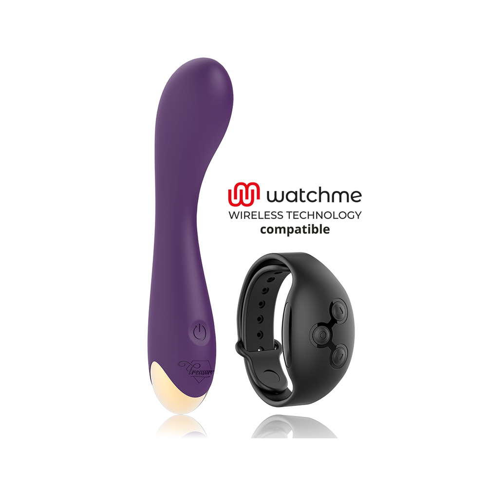 TREASURE - HANSEL VIBRATORE PUNTO G WATCHME COMPATIBILE CON TECNOLOGIA WIRELESS