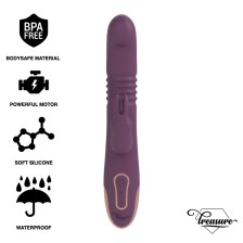 TREASURE - BASTIAN RABBIT UP & DOWN, ROTATOR & VIBRATOR WATCHME WIRELESS TECHNOLOGY COMPATIBLE