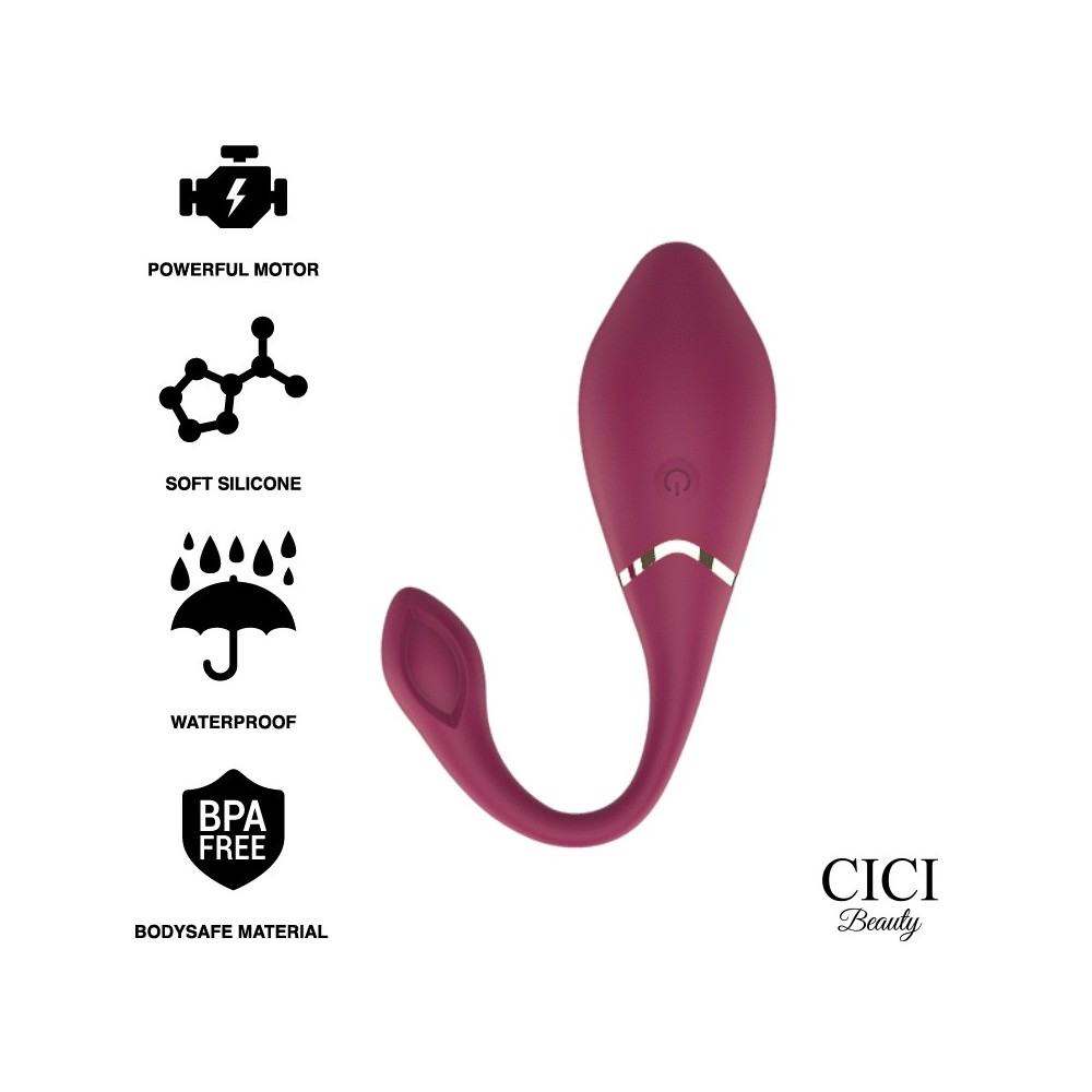 CICI BEAUTY - PREMIUM SILICONE EGG VIBRATEUR TÉLÉCOMMANDE