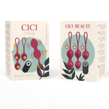 CICI BEAUTY - PREMIUM SILICONE 3 PERLINE VIBRANTI KEGEL TELECOMANDO