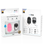 ONLINE - OVO VIBRANTE COM CONTROLE REMOTO M ROSA