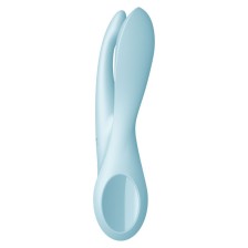 SATISFYER - THREESOME 1 VIBRATOR BLAU