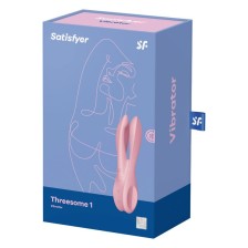 SATISFYER - THREESOME 1 VIBRATOR ROSA