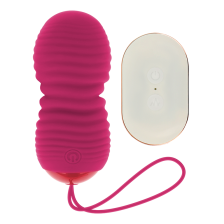 OHMAMA - TÉLÉCOMMANDE FONCTION HAUT ET BAS EGG 7 MODES ROSE