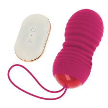 OHMAMA - TÉLÉCOMMANDE FONCTION HAUT ET BAS EGG 7 MODES ROSE