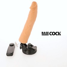 BASECOCK - REALISTISCHER VIBRATOR MIT FERNBEDIENUNG NATÜRLICHER 21 CM -O- 4 CM