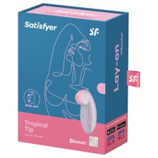 SATISFYER - TROPICAL TIP AUFLEGVIBRATOR LILA