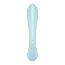 SATISFYER - TRIPLE OH VIBRAZIONE IBRIDA BLU