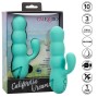 CALEXOTICS - DEL MAR DIVA VIBRATOR RABBIR AQUA GREEN BY CALIFORNIA DREAMING