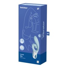 SATISFYER - LOVE ME RABBIT VIBRATION BLEU