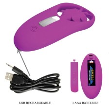 PRETTY LOVE - DANCING BUTTERFLY STIMULATOR FOR PANTIES WITH REMOTE CONTROL LILAC