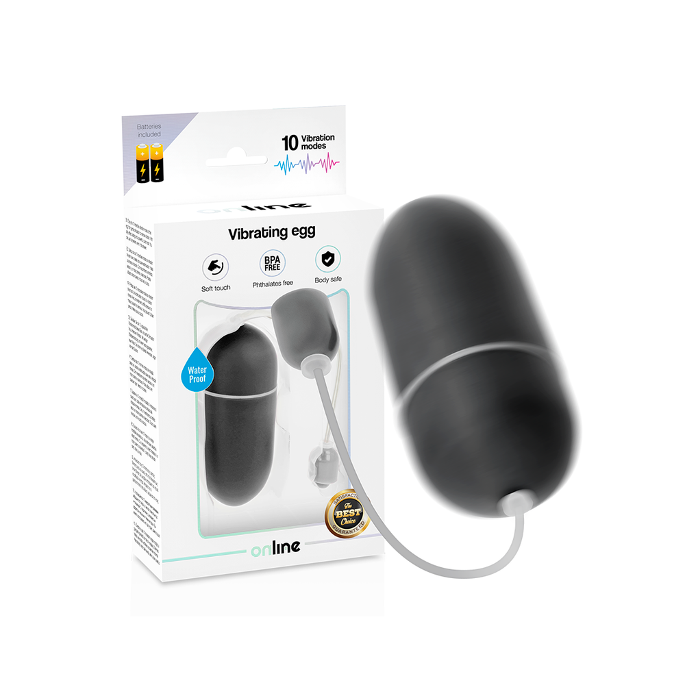 ONLINE - SCHWARZES WASSERDICHTES VIBRATIONSEI