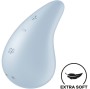 SATISFYER - DEW DROP VIBRATOR LAY-ON BLUE