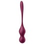 SATISFYER - LOVE BIRDS VARY BALLES VIBRANTES APPLICATION GRATUITE VIN ROUGE