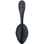 SATISFYER - RIBBED PETAL STIMOLATORE PUNTO G TELECOMANDO NERO APP GRATUITA