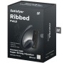 SATISFYER - RIBBED PETAL ESTIMULADOR DE PONTO G CONTROLE REMOTO PRETO APLICATIVO GRATUITO