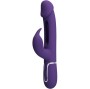 PRETTY LOVE - VIBRATORE MULTIFUNZIONE KAMPAS RABBIT 3 IN 1 CON LINGUA VIOLA