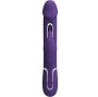 PRETTY LOVE - VIBRATORE MULTIFUNZIONE KAMPAS RABBIT 3 IN 1 CON LINGUA VIOLA