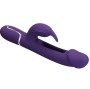 PRETTY LOVE - KAMPAS RABBIT 3 IN 1 MULTIFUNKTIONSVIBRATOR MIT ZUNGE VIOLETT