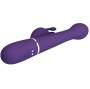 PRETTY LOVE - DEJON RABBIT VIBRATOR 3 IN 1 MULTIFUNCTION PURPLE