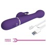 PRETTY LOVE - DEJON VIBRADOR COELHO 3 EM 1 MULTIFUNO ROXO