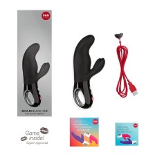 FUN FACTORY - VIBRATEUR MISS BI RABBIT LIGNE NOIRE