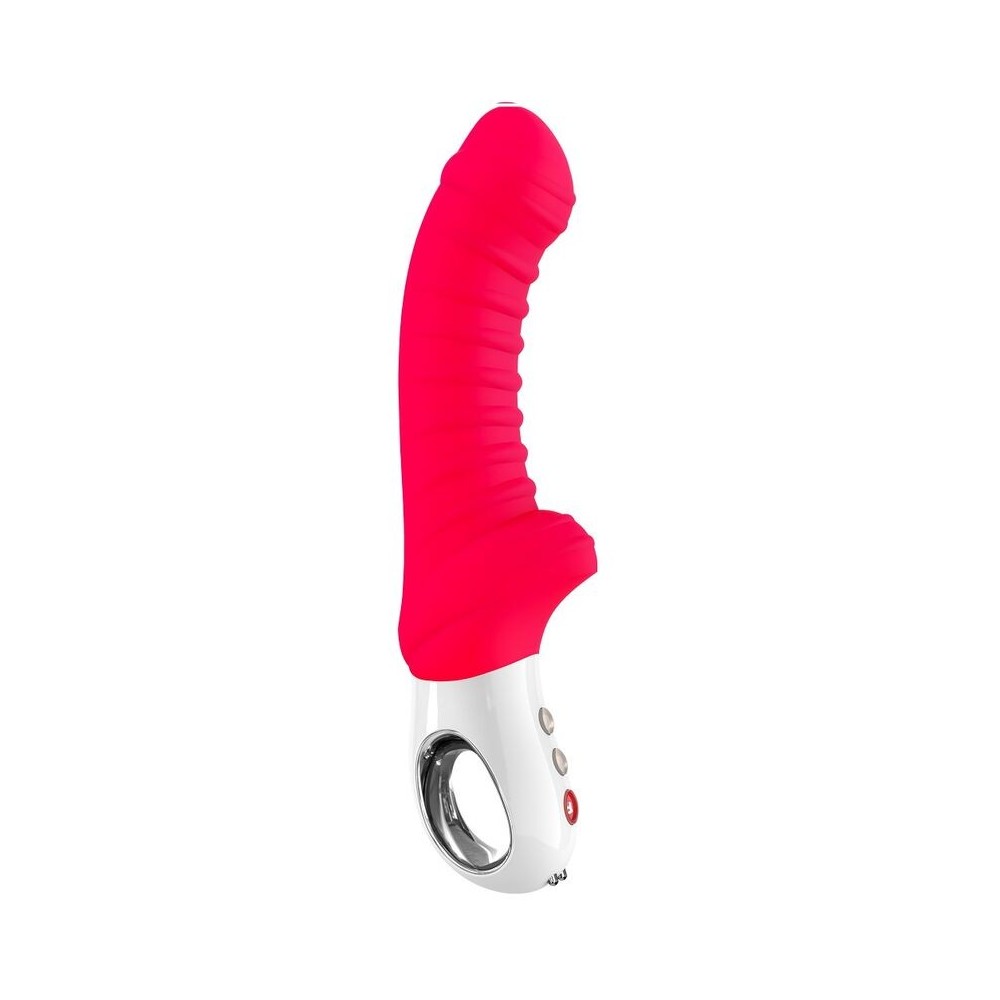 FUN FACTORY - VIBRADOR TIGER G5 ÍNDIA VERMELHO