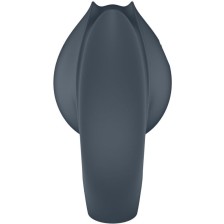 SATISFYER - PERFECT PAIR 2 MULTIVIBRATOR 2 IN 1 PENIS RING AND FINGER STIMULATOR GREY