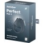 SATISFYER - PERFECT PAIR 2 MULTIVIBRATOR 2 IN 1 PENIS RING AND FINGER STIMULATOR GREY