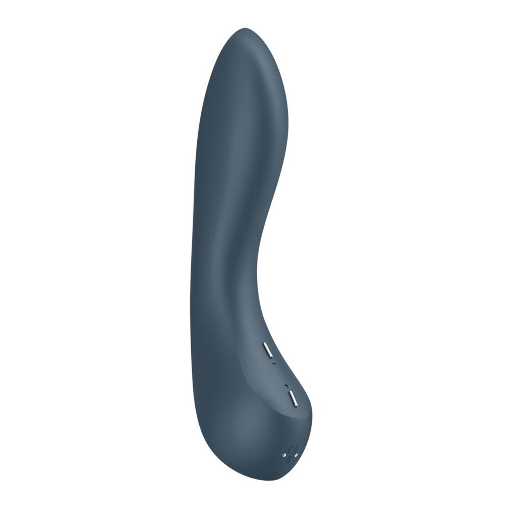 SATISFYER - VIBRATEUR PROGRAMME 12 VIBRATIONS G-SPOT WAVE 4 GRIS FONCÉ