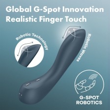 SATISFYER - G-SPOT WAVE 4 VIBRATORE PROGRAMMA 12 VIBRAZIONI GRIGIO SCURO