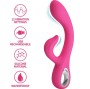 PRETTY LOVE - VIBRATEUR FRITZ RABBIT 12 VIBRATIONS ROSE