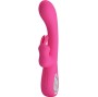 PRETTY LOVE - NOVAK RABBIT VIBRATOR 12 VIBRATIONS PINK