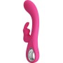 PRETTY LOVE - NOVAK RABBIT VIBRATOR 12 VIBRATIONEN ROSA