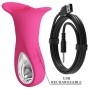 PRETTY LOVE - CLYDE VIBRATORE ORALE LINGUA VIBRANTE 12 VIBRAZIONI ROSA