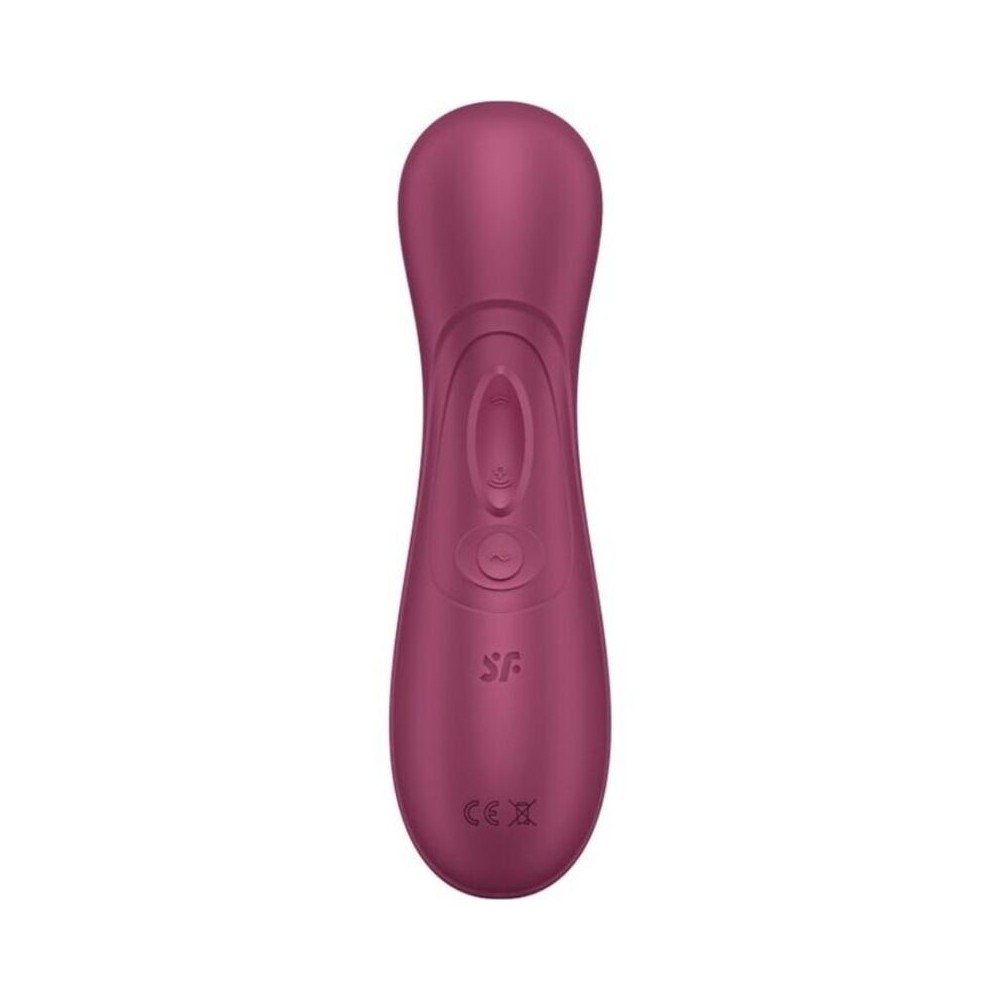 SATISFYER - PRO 2 GENERATION 3 LIQUID AIR TECHNOLOGY WINE RED