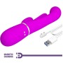 PRETTY LOVE - SHANIA TRIPLE RABBIT VIBRATOR MULTIFUNCTION PINK