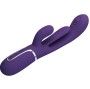 PRETTY LOVE - SHANIA TRIPLE RABBIT VIBRADOR MULTIFUNCIONAL ROXO