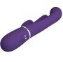 PRETTY LOVE - SHANIA VIBRATORE TRIPLO CONIGLIO MULTIFUNZIONE VIOLA
